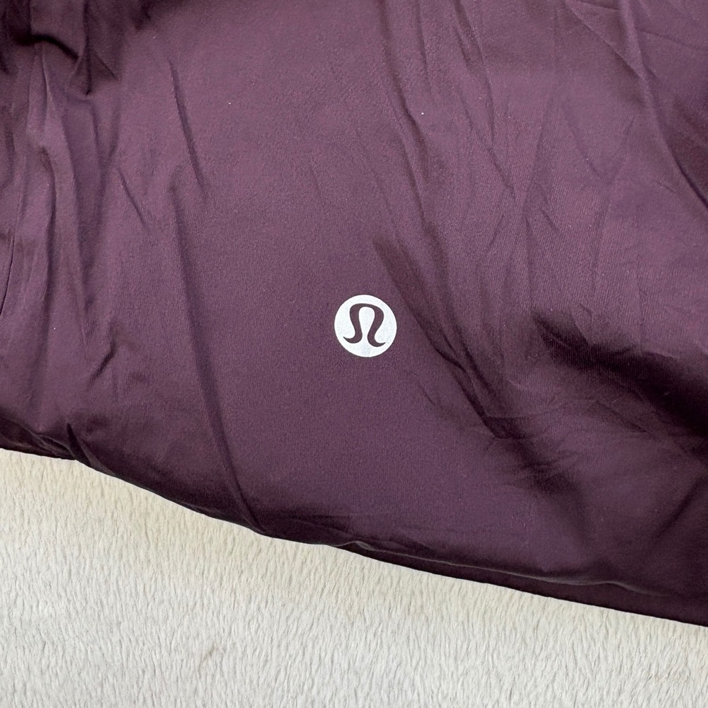 Lululemon Jacket Womens 6 Purple Forever Warm Reversible Quilted Full Zip Yoga - Picture 5 of 12
